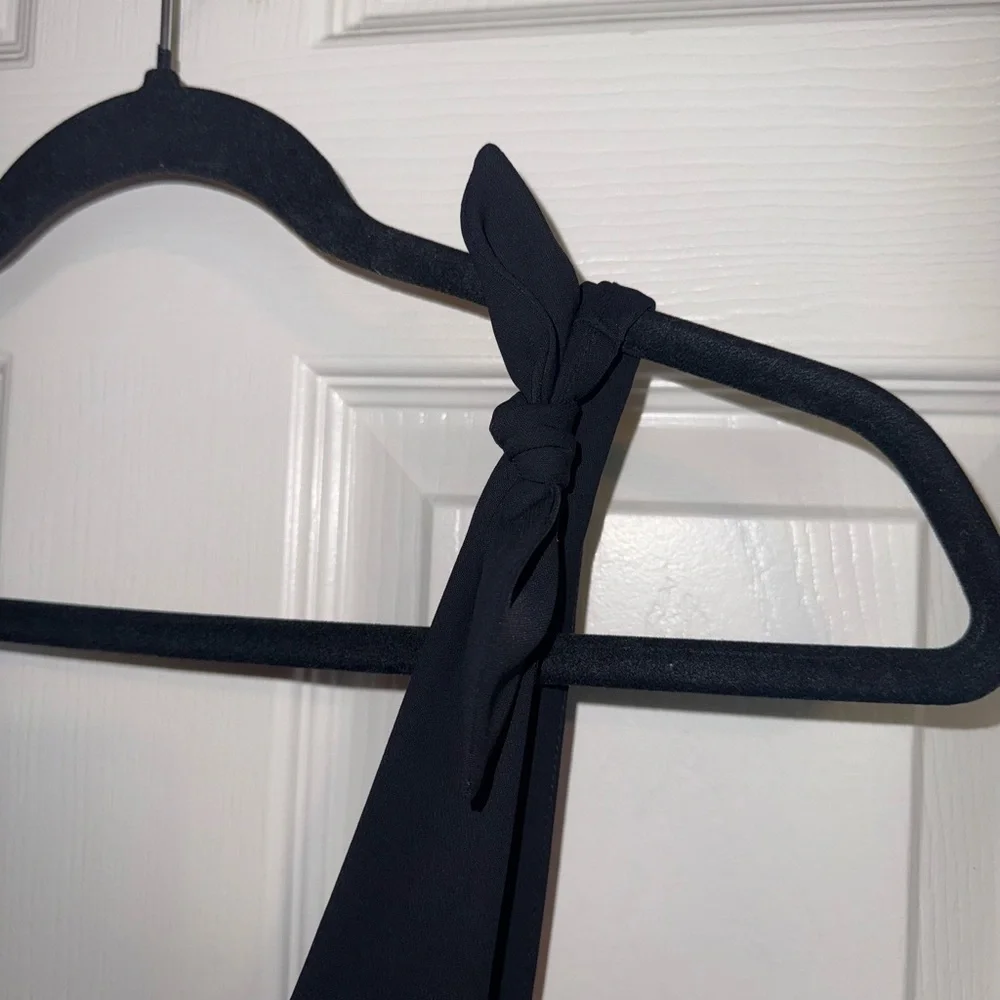Express Black Scoop Neck Jump Suit